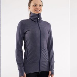 Lululemon In Stride Jacket Heathered Deep Indigo